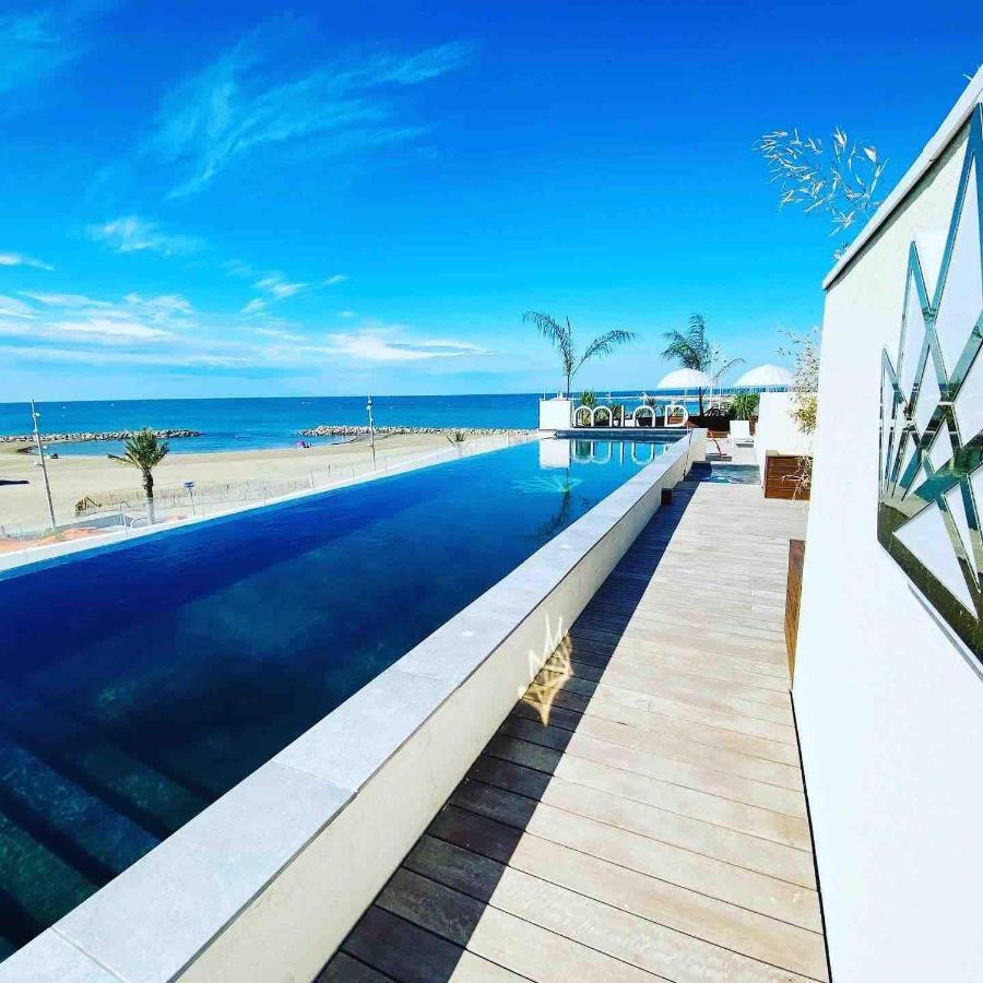 Le Majestic Residence Le Mind Vue Mer Exceptionnelle Grande Terrasse Privee Piscine Partagee Sur Le Toit Hyper Centre Ла-Гранд-Мот Экстерьер фото