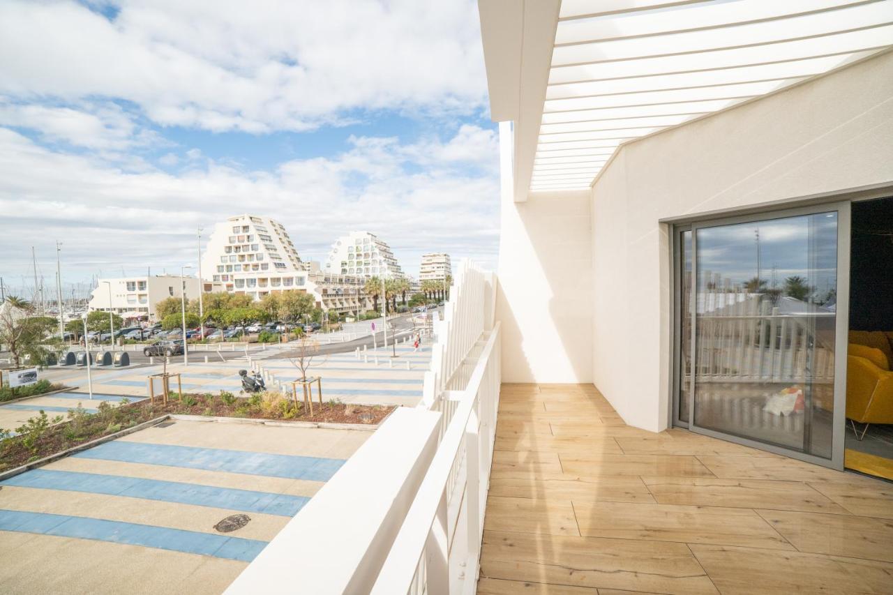Le Majestic Residence Le Mind Vue Mer Exceptionnelle Grande Terrasse Privee Piscine Partagee Sur Le Toit Hyper Centre Ла-Гранд-Мот Экстерьер фото